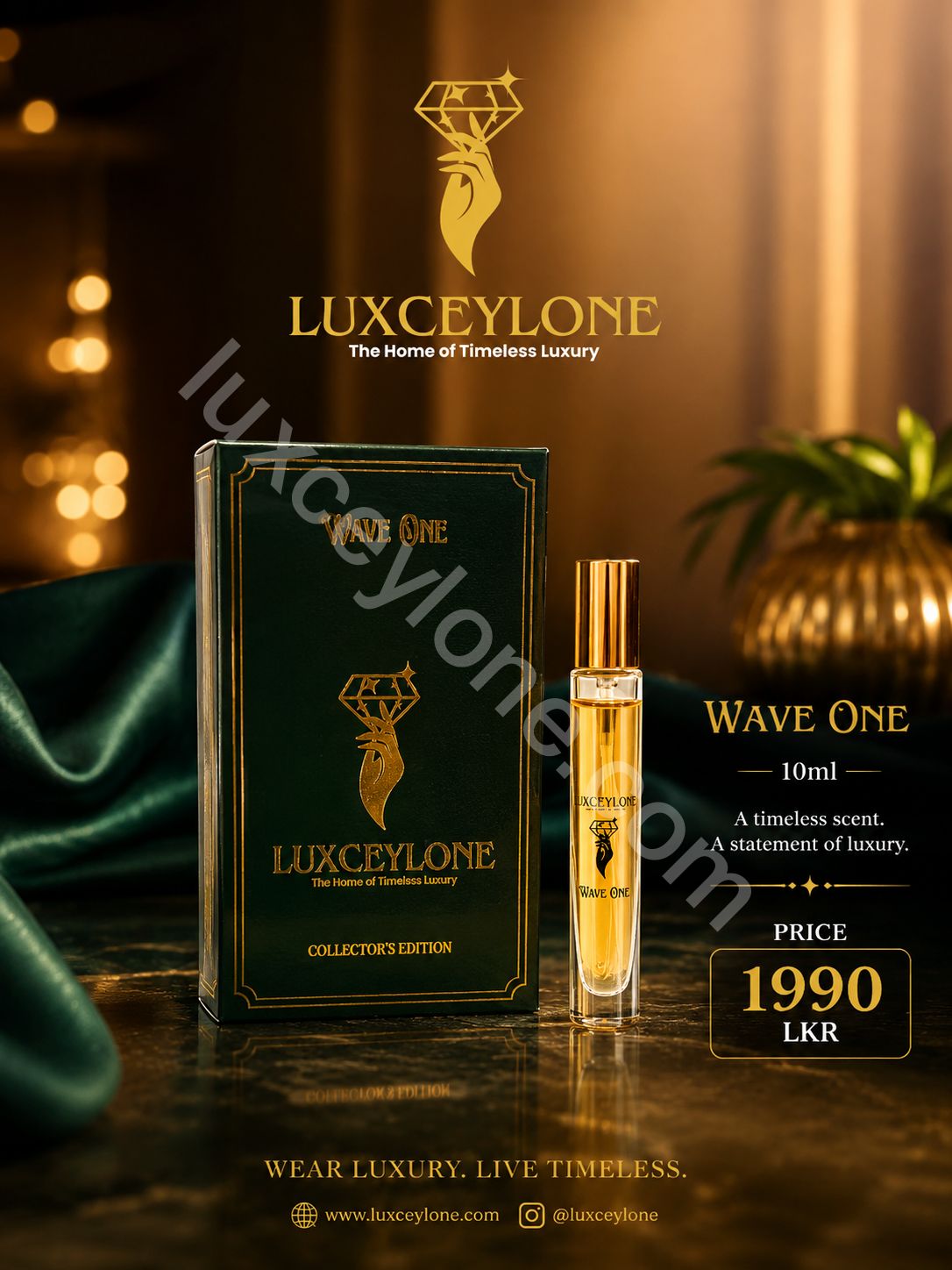 Luxceylone Wave One Perfume 10ml